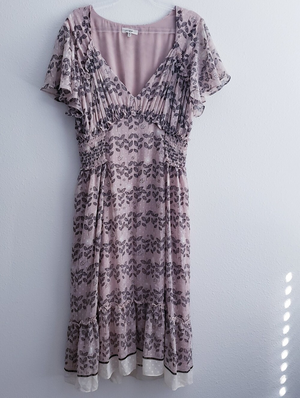 Max Studio Lady Bug Ruffle Mini Flowy Dress - Picture 2 of 11